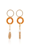 Jacquemus Les Boucles Riviera Earrings In Orange