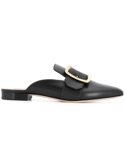 Bally Janesse Leather Mules In Black