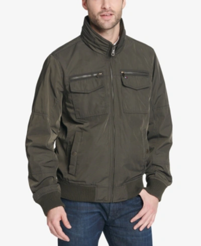 Tommy Hilfiger Men's Big & Tall Four-pocket Filled Performance Jacket, Created For Macy's In Army Green