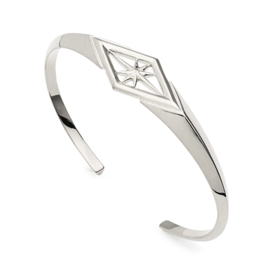 Rachel Jackson London Nova Star Bangle In Silver