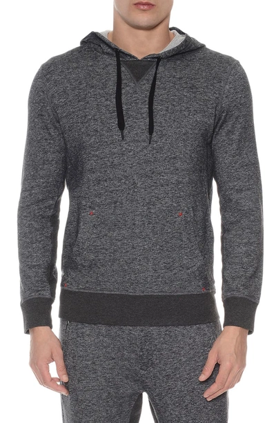 2(x)ist Hooded Pullover Sweatshirt In Black Heat