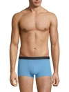 Hanro Men's Micro Touch Boxer Briefs In Azure