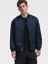 Donna Karan Dkny Men's Nylon Bomber Jacket - In Navy