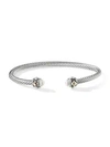 David Yurman Renaissance Bracelet With Cultured Freshwater Pearls & 18k Yellow Gold In White/multi