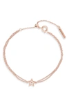 Olivia Burton Celestial Star Chain Bracelet In Rose Gold