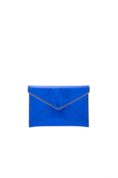 Rebecca Minkoff Leo Clutch In Blue.