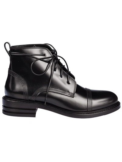 Premiata Barret Lace-up Boots In Black