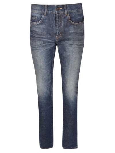 Saint Laurent Skinny Jeans In Blue