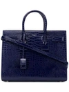 Saint Laurent Sac Du Jour Tote Bag - Blue