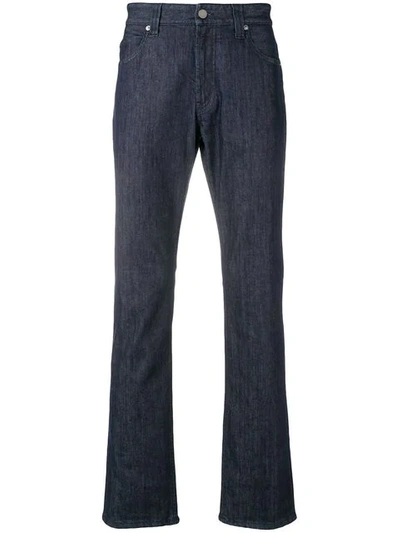 Giorgio Armani Regular Fit Jeans In Blue