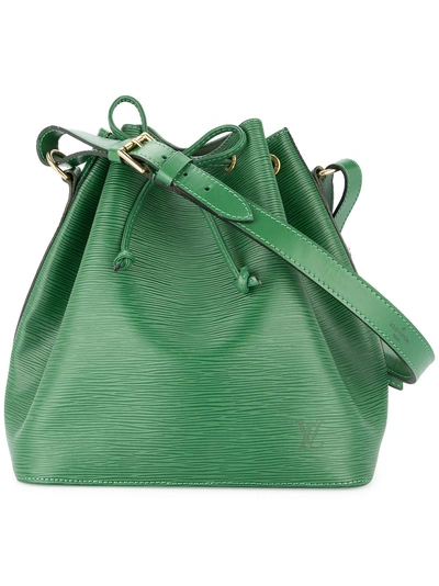 LOUIS VUITTON PETIT NOE Epi Green Shoulder Bag No.995-e