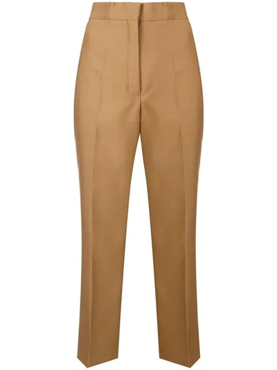 Ports 1961 Cropped Trousers In Brown