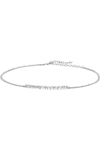 Suzanne Kalan 18-karat White Gold Diamond Choker