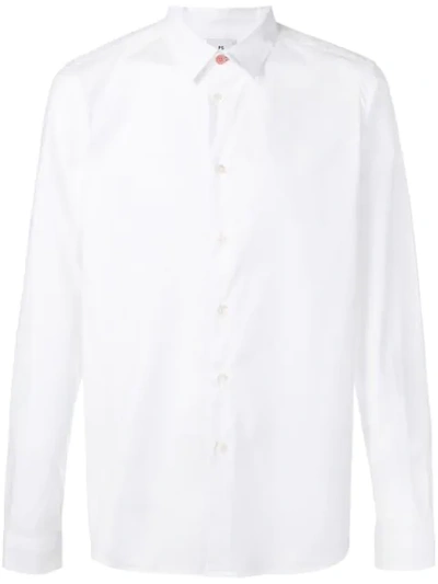 Ps By Paul Smith Long Sleeved Shirt In White