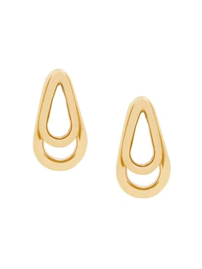 Annelise Michelson Double Ellipse Earrings In Gold