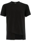 Comme Des Garçons Homme Deux Comme Des Garçons Homme Plus Asymmetric Short Sleeve T-shirt - Black