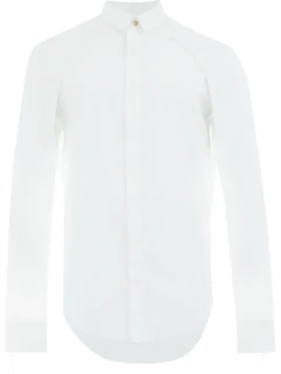 Cedric Jacquemyn Stitch Detail Buttoned Shirt In White