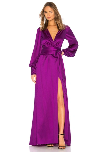 Oud Soho 3 Dress In Purple Silk
