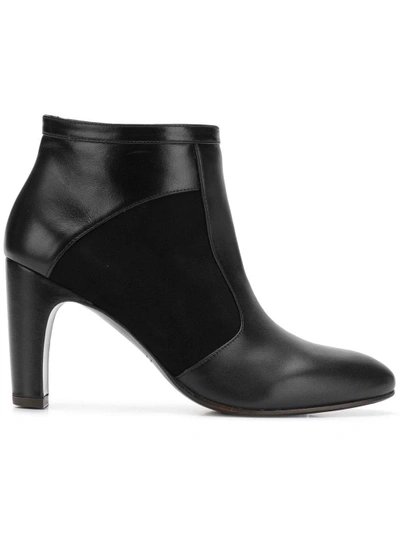 Chie Mihara Edam Heeled Ankle Boots In Black