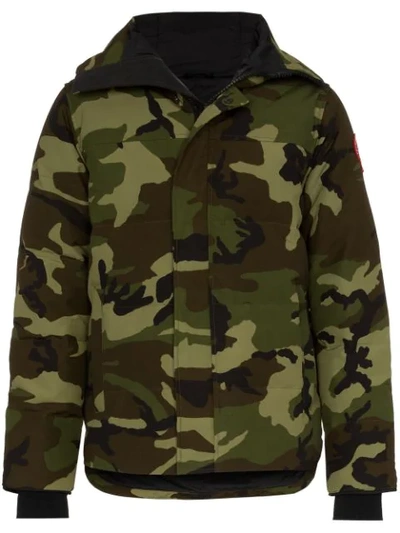 Canada Goose Camouflage-print Padded Coat - Green