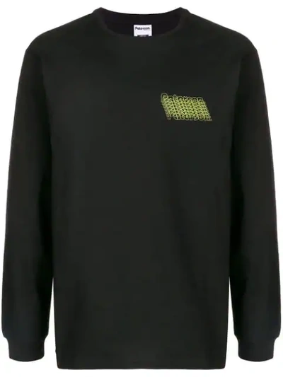 Paterson . Geometric Logo Sweater - Black