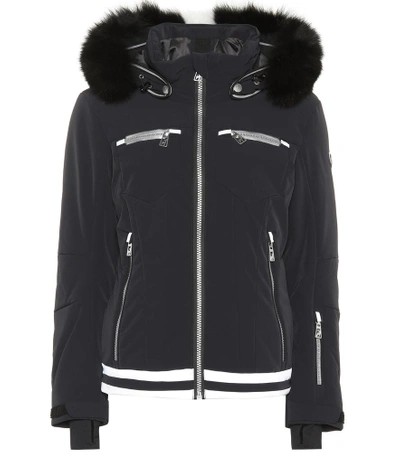 Toni Sailer Sadie Fur-trimmed Ski Jacket In Black