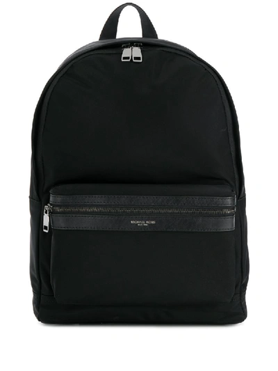 Michael Kors Logo Print Backpack In Black