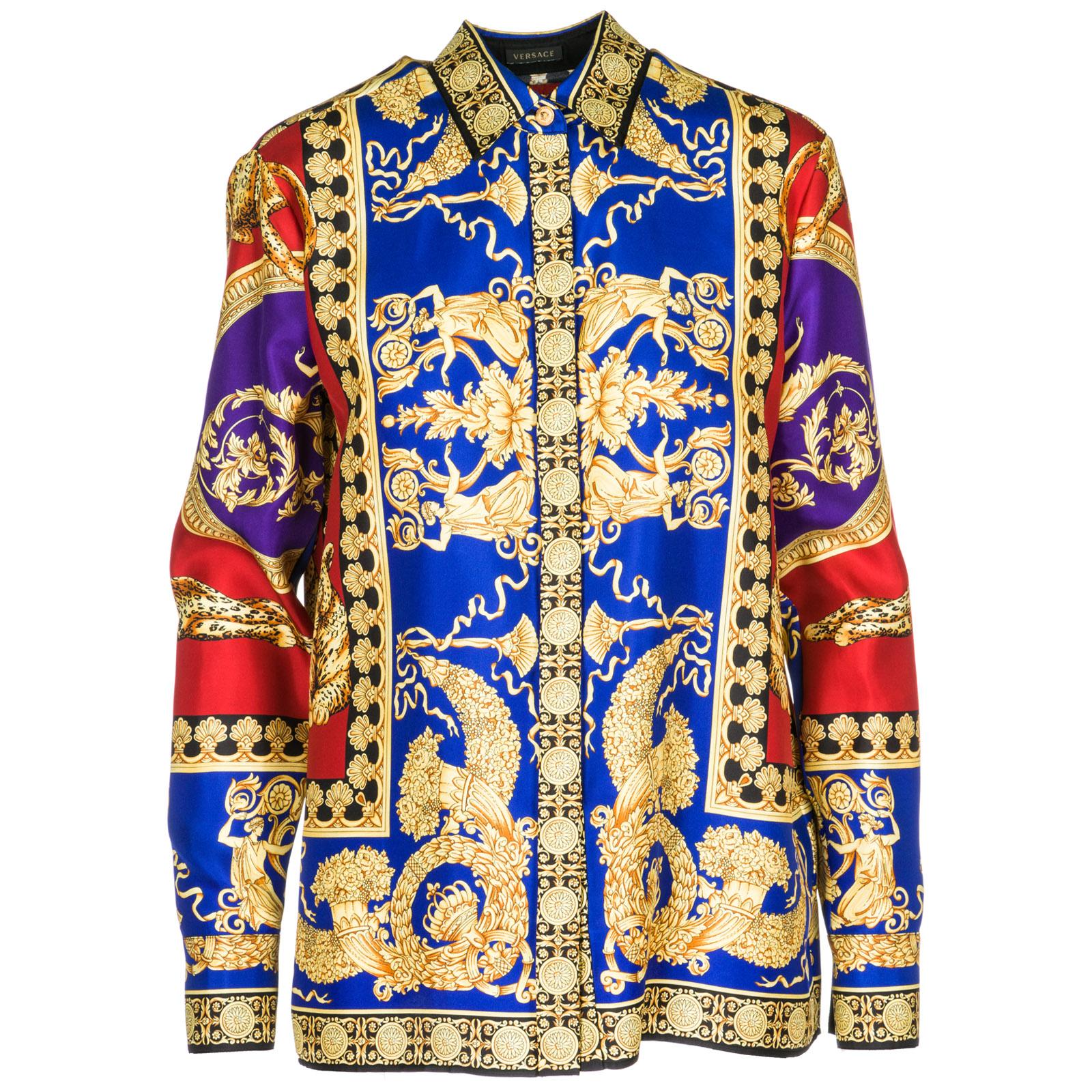 versace long sleeve shirt womens