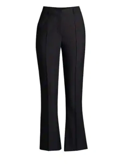 Escada Tisoux Cropped Bootcut Pants In Black