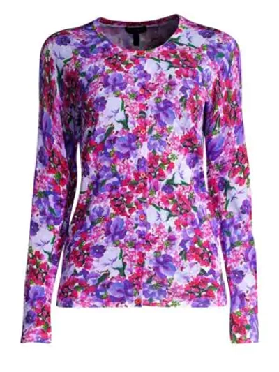 Escada Simmen Floral Cardigan In Multi