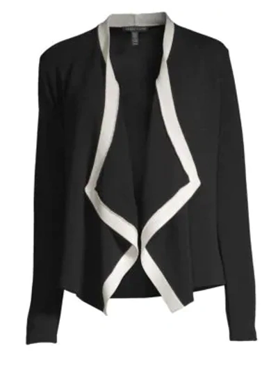 Eileen Fisher Angled Front Jacket In Black
