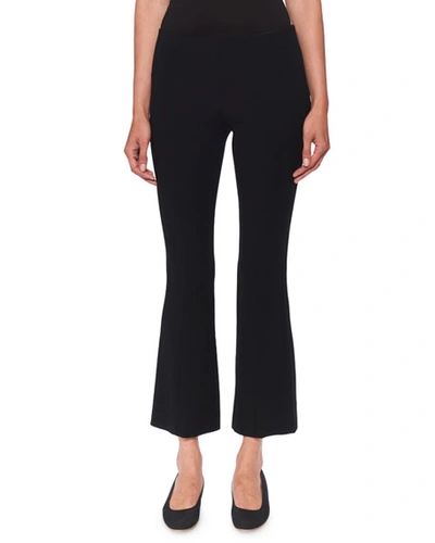 The Row Beca Cropped Wool-blend Boot-cut Pants
