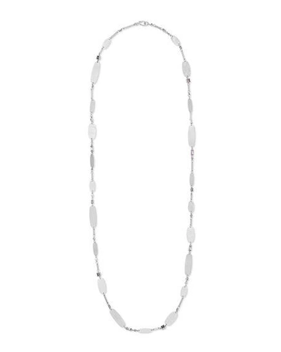 Kendra Scott Claret Station Necklace, 37.5 In Lilac Mix/ Silver