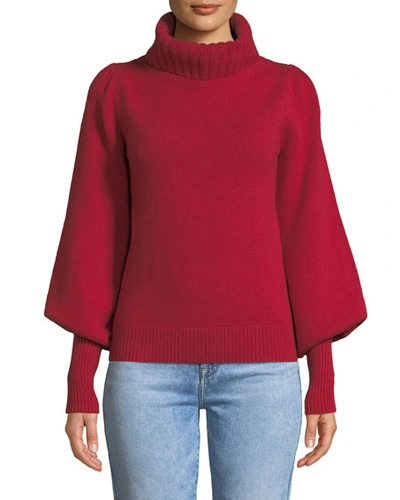 Co Boat-neck Long-sleeve Wool-cashmere Sweater