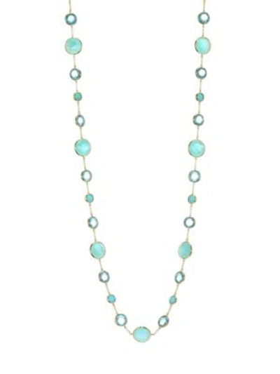 Ippolita 18k Yellow Gold Lollipop Multi Gemstone Lollitini Statement Necklace, 36