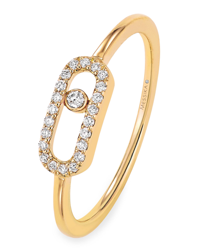 Messika Move Uno 18ct Yellow-gold And Diamond Ring