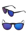 Smoke X Mirrors Outta Space 51mm Cat Eye Sunglasses In Black Blue