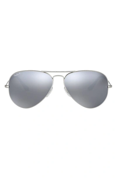 Ray Ban Ray In Polarized Silver Flash