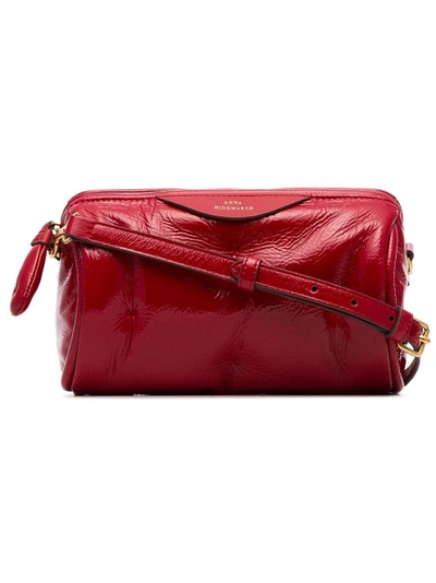 Anya Hindmarch Red Chubby Barrel Leather Naplak Bag