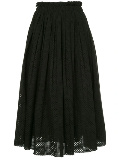 Onefifteen Fulll Fitted Skirt In Black
