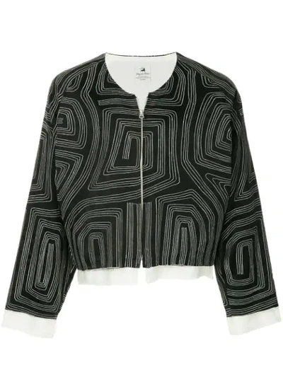 Sasquatchfabrix . Layered Printed Jacket - Black