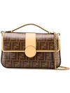 Fendi Double F Shoulder Bag - Brown