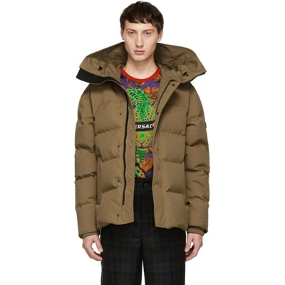 Kenzo Tan Down Jacket In 14.dkcamel