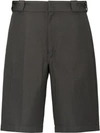 Prada Gabardine Bermuda Shorts - Grey