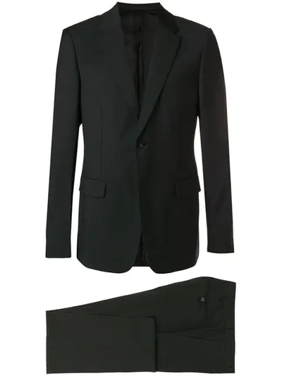 Prada Wool And Mohair Single-breasted Suit In Black