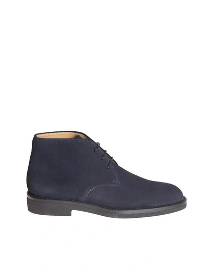 Barrett Classic Lace Up Shoes In Blue