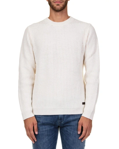 Trussardi Wool Sweater In Ivory