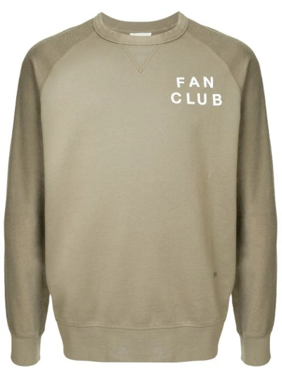 Wood Wood Fan Club Sweater In Green