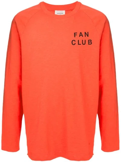Wood Wood Fan Club Sweater In Red