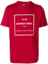 Andrea Crews Logo T-shirt - Red